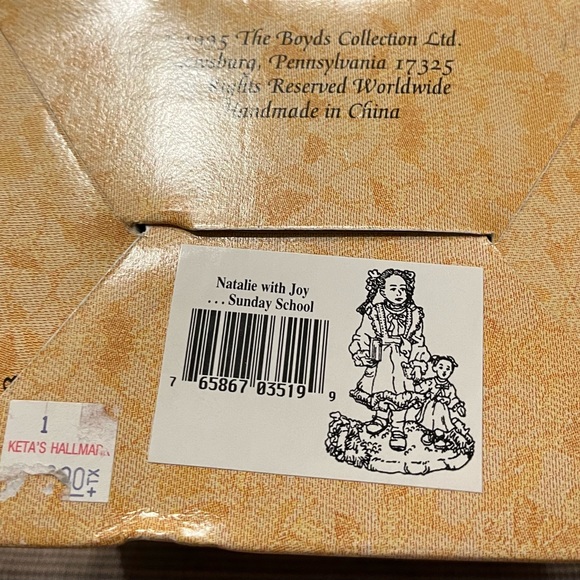 Boyds Yesterday's Child Natalie with Joy…Sunday School - Picture 6 of 15